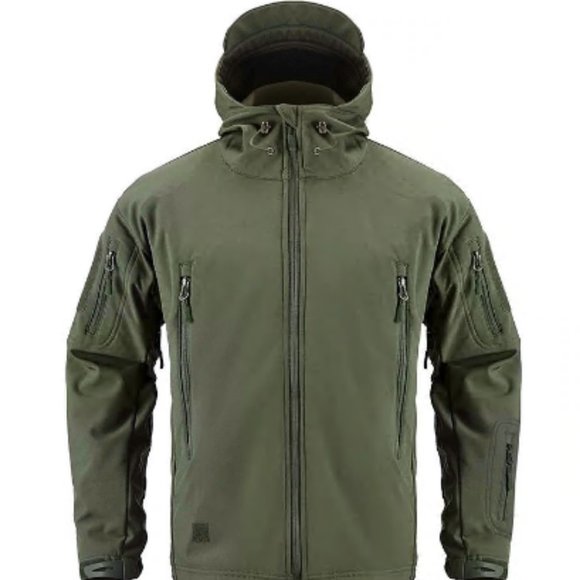 Shark Soft Shell Military Tactical Jacket Men Wate - Picture 2 of 3